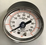 18-013-203 Norgren Meter, 0-100LBS/IN 0-7BAR, 2" Dia. Fixed Price $87.34.