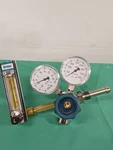 Airgas Y12-244A Two Stage Analytical Cylinder Regulator W/ PMR1-012639 Flowmeter. Fixed Price $329.99.
