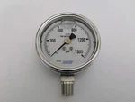 Wika Industrial Pressure Gauge 1500 Psi, Liquid-filled, 316 Stainless Steel. Fixed Price $19.95.