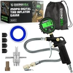 Rhino Usa Digital Tire Pressure Gauge With Inflator (250 Psi) Professional Ai.... Fixed Price $64.48.
