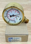 Wika 8735980 Brass 30 Inhg Vacuum Pressure Gauge, 111.10B 2.5", 1/4" Npt 100 Kpa. Fixed Price $30.00.