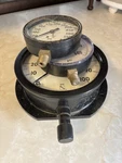 Vintage Psi Ashcroft Pressure Gages, Set 3. Fixed Price $39.00.