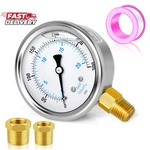 Meanlin Measure 300PSI Stainless Steel 1/4" Npt 2.5" Face Dial Liquid Filled. Fixed Price $23.43.