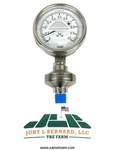 Wika, Pressure Gauge & Diaphragm Seal, 990.34, 1/2" Npt, Dry, 1.0 Bar, Sst, New. Fixed Price $115.00.
