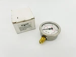 New Noshok 25-901-160-BAR/PSI-G1/4-DRY Pressure Gauge, 2000PSI, 304SS. Fixed Price $49.95.