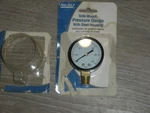 Aqua Ez 1/4" 60 Psi Dial Pressure Gauge -steel Housing Pool Filter PG550 #199191. Fixed Price $12.50.