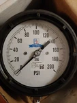 Blue Ribbon Corp Process Gauge BR411D-454SG To 200 Psi. Fixed Price $20.00.