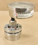 Ashcroft 1009 Pressure Gauge, 0/100PSI ,C1018, 205 In-line Saddle Diaphragm Seal. Fixed Price $450.00.