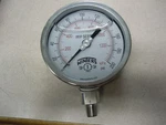 Winters PFP646 Premium Stainless-steel Liquid Filled Pressure Gauge, 0/200 Psi/k. Fixed Price $110.00.