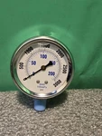 Liquid Filled 2.5" 3000 Psi Air Pressure Gauge Lower Side Mount 1/4" Npt New. Fixed Price $13.25.