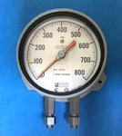 Weksler 4.5" Duplex Pressure Gauge 0-800 Psig, 1/4" Npt Bottom Connection New. Fixed Price $45.00.