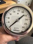 0/300 Psi Dial Indicating Pressure Gages. Fixed Price $30.00.