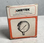 Ametek Us Gauge Division 0-100 Psi Pressure 2.75 Dial 1/2 Npt Nos In Box. Fixed Price $23.95.
