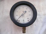 Vintage 33005 Gauge 3/4" 160 P.s.i. Solfrunt Liquid Filled (empty). Fixed Price $7.99.