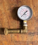 Winters Water Pressure Gauge Hose Bib Tester 0-100 Psi Brass Assembly. Fixed Price $14.00.
