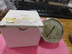 Weksler Model: BY42UPD4CW Liquid Pressure Gauge. New Old Stock. Fixed Price $44.99.