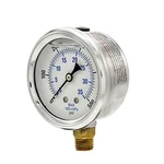 Professional Grade 500 Psi Pressure Gauge Liquid Filled 2.5 Inch Dial Npt. Fixed Price $35.09.