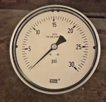 Wika 4" 316 Tube And Connection Pressure Gauges 0-300 Psi. Fixed Price $25.00.
