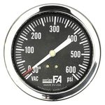 Thuemling FA-LFP-310-CG Pressure GAUGE,0 To 600 PSI,3-1/2" Dial 52VR59. Fixed Price $166.27.