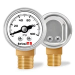 Aetralyb Inch Mini Pressure Gauge, 0100 Psi 1/8 Npt Lower Mount, St.... Fixed Price $14.62.