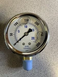 Pic Gauges PRO-201L-254H Gl Pressure To 300 Psi 1/4 Mnpt Stainless. Fixed Price $15.00.