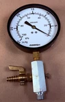 Large Marsh PG-73 Safecase 0-30 In.hg Vacuum Gauge 5 Dial Face + Valves. Fixed Price $18.99.