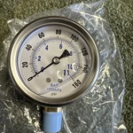PRO-201S-254V 0-600 Psi Pressure Gauge, 1/2" Dial, 1/4" Male Npt Threaded End. Fixed Price $34.99.