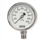 Wika 9832713 Industrial Liquid-filled Pressure Gauge Model 233.54. Fixed Price $76.52.