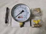 4" Ac Fire Pump Gauge + Brass Ball Elbow Pipe Nipple. Fixed Price $76.49.