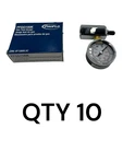 (qty 10) Proflo PFGG100K Series Gas Test Gauge 0-100 Psi, 2-1/2" Face. Fixed Price $76.99.