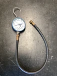Vintage Sun Electric Corp. Vacuum Pressure Testing Gauge NO.0309-0093 W/hose. Fixed Price $38.95.