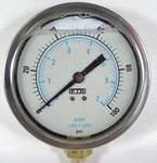Ftb 4" Liquid Filled Pressure Gauge Bar 100 X Kpa Psi 16073-3. Fixed Price $49.99.