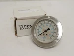 186966 New In Box; Enfm RV132D3N306KG Liquid Filled Gauge; Ss; 60PSI; 1/4 Mnpt. Fixed Price $18.03.