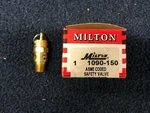 Milton 1090-150 Asme Coded Safety Valve 1/4" Male Npt Psi. Fixed Price $19.80.
