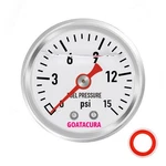 Goatacura 0-15PSI Glycerin Filled Fuel Pressure Gauge, 1-1/2" Dial. Fixed Price $14.76.