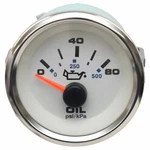 Teleflex Boat Oil Pressure Gauge 65724 Inch Silver White. Fixed Price $22.55.