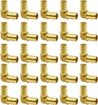 25 Pack 1/2 Pex Fittings, Brass For Elbow, Copper. Fixed Price $27.24.