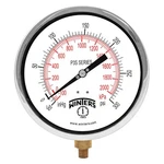 Winters P3S6082 Compound GAUGE,6" Dial Size,black 491A98. Fixed Price $92.37.
