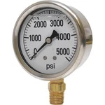Valley Industries 41 Series 2.5" 5000 Psi Pressure Gauge - Stainless Steel, 1/4". Fixed Price $24.76.