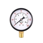 Industrial Pressure Gauge,black Steel Case Dual Scale With Bra.... Fixed Price $13.91.
