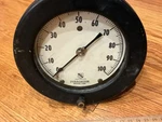 Vintage Ashcroft Duragauge Bronze Tube Pressure 0-100 Psi Measures 6 Inch. Fixed Price $40.00.
