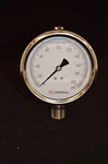 Cardinal Stainless Crimped Ringed 4" Filled 200PSI 1/2" Lm, L4040C-8L-0-200. Fixed Price $16.00.