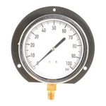 Industrial Pressure Gauge, 100 Psi, 1/2 Dial, 1/4 Npt, Bottom. Fixed Price $28.19.