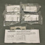 (5) Ashcroft Panel Mount Kit 3520, U-clamp, Stainless Steel, 631008, 251009. Fixed Price $29.95.
