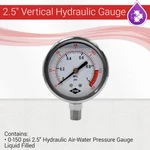 0-150 Psi 2.5" Hydraulic Air Water Pressure Gauge Liquid Oil Filled 1/4" Npt. Fixed Price $18.00.