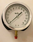 Weiss 6" 6PGA-1 1/4 Npt 0/100 Psi Bottom Mount 2 Gauges. Fixed Price $468.00.