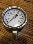 Wika 160 Psi Gauge 316 Ss Tube And Connector. Fixed Price $40.00.