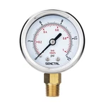 0-15 Psi Pressure Gauge, 2" Dial Size, 1/4 Npt Lower Mount, Waterproof, Stai. Fixed Price $15.64.