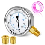300PSI Stainless Steel 1/4" Npt 2.5" Face Dial Liquid Filled Pressure Gauge Wo. Fixed Price $27.93.