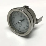 Mcdaniel 316SS Tube Socket 2.5" Safety Glass Pressure Gauge 0-100PSI, 1/4" Npt. Fixed Price $30.00.